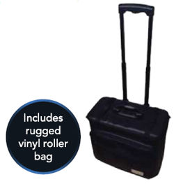 vMix GO includes rugged vinyl roller bag